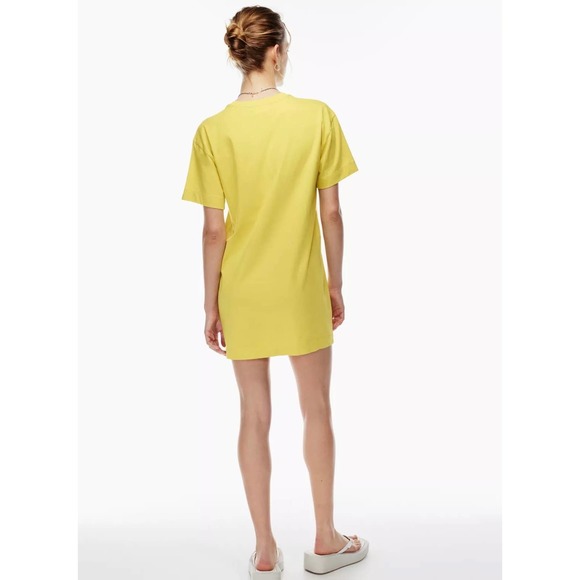 ARITZIA WILFRED Getaway T-shirt Dress Women Small Light Purple Frosted Lilac NWT - Picture 15 of 16